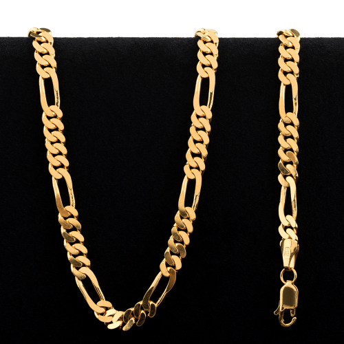 87.0 gram 22 kt Figarucci Style Gold Necklace