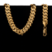 101.5 gram 22 kt Curb Style Gold Necklace