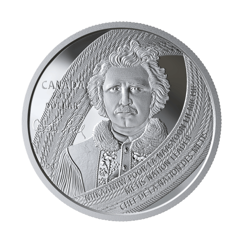 2019 Royal Canadian Mint | Louis Riel: Father of Manitoba | Proof Dollar Silver Coin
