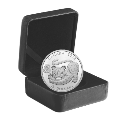 1 oz 2022 Lunar Year of the Tiger Silver Coin | Royal Canadian Mint