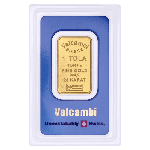 1 Tola Valcambi Gold Bar