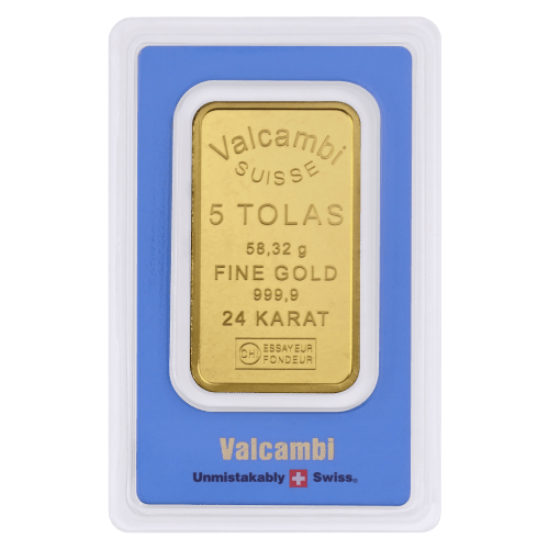 5 Tola Valcambi Gold Bar