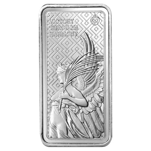 10 oz 2022 Saint Helena The Queen's Virtues: Victory Silver Bar