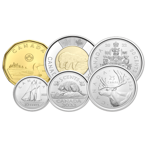 Ensemble de 6 pièces classiques 2022 | Monnaie royale canadienne