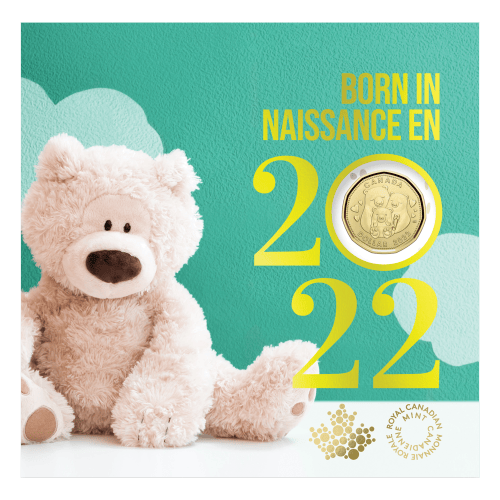 Set of 5 x 2022 Newborn Baby Coins | Royal Canadian Mint