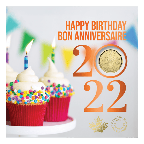 Ensemble de 5 pièces Joyeux anniversaire 2022 | Monnaie royale canadienne