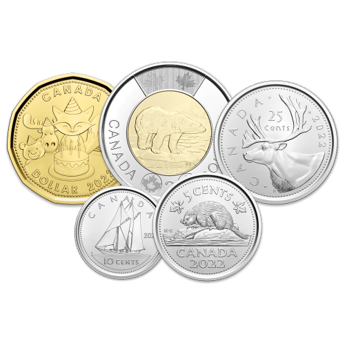 Ensemble de 5 pièces Joyeux anniversaire 2022 | Monnaie royale canadienne