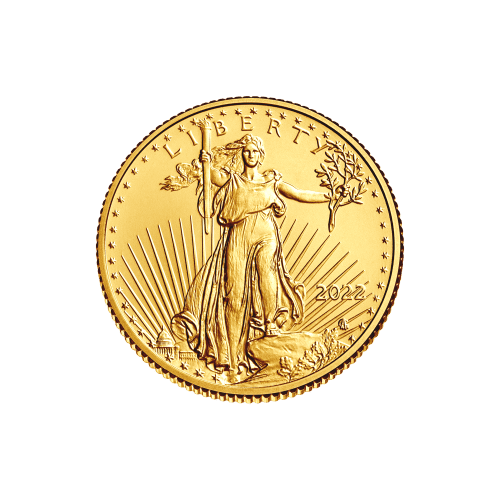 Pièce 1/4 once d'or Aigle américain 2022 | Monnaie des États-Unis