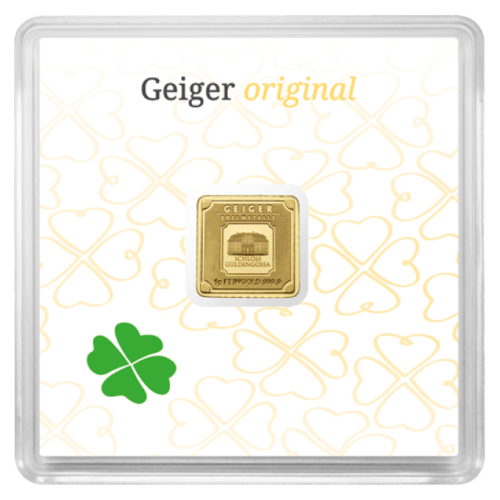 1 gram Luck Gold Bar | Geiger Edelmetalle