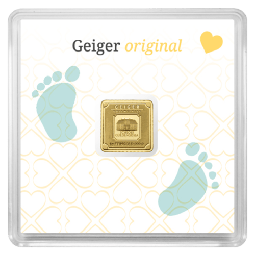 1 gram Birth Gold Bar | Geiger Edelmetalle