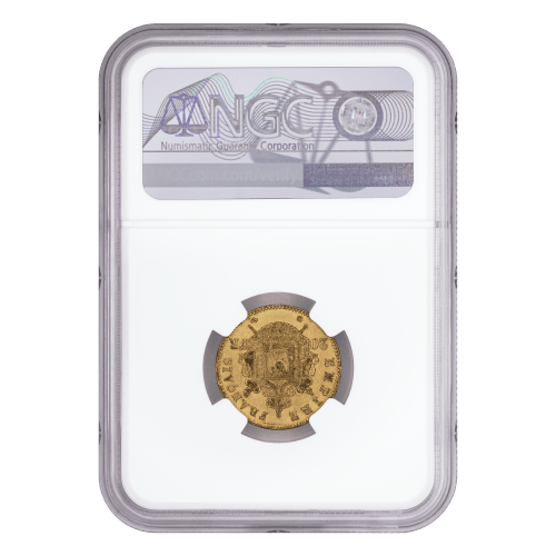 Random Year French 20 Franc NGC MS-60 Gold Coin