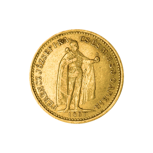Random Year Hungarian 10 Korona Gold Coin | Hungarian Mint