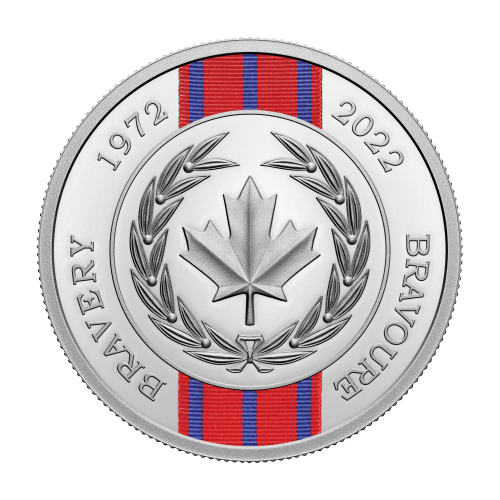 1 oz 2022 50th Anniversary of the Medal of Bravery Silver Coin | Royal Canadian Mint