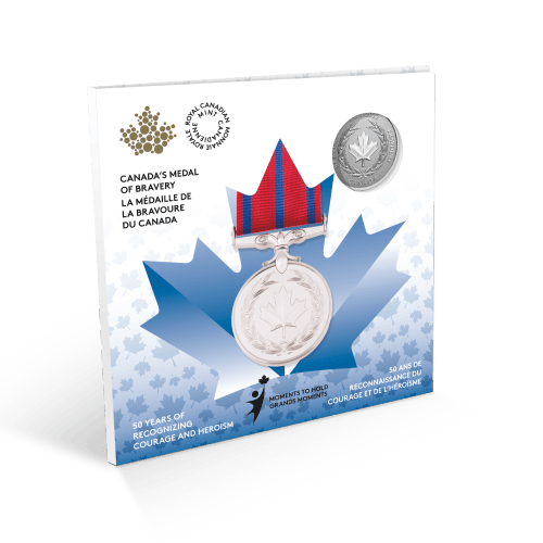1/4 oz 2022 Moments to Hold: 50th Anniversary of the Medal of Bravery Silver Coin | Royal Canadian Mint