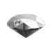 2021 Forevermark Black Label Round Diamond-Shaped Silver Coin | Royal Canadian Mint