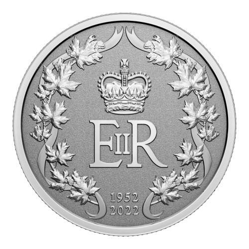 Pièce de platine Le Jubilé de Platine de Sa Majesté la reine Elizabeth II 2022 | Monnaie royale canadienne