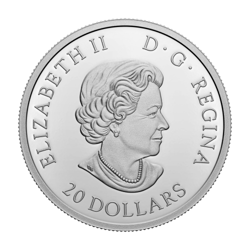 Set of 2 x 2022 The Platinum Jubilee of Her Majesty Queen Elizabeth II Silver Coins | Royal Canadian Mint