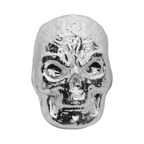 1 oz Celtic Silver Skull | Yeager's Poured Silver