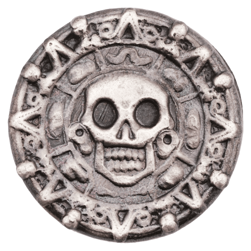 100 grammes Ronde d'argent Plata Muerta patinée | Yeager's Poured Silver