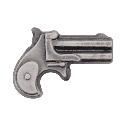 5 oz Derringer Pistol Silver Bar | Yeager's Poured Silver