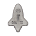 5 oz "To Da Moon" Rocket Silver Bar | Yeager's Poured Silver