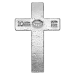 10 oz Cross Silver Bar | Yeager's Poured Silver