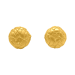 Boutons de manchette en or 24 carats Orbe fendu de 16,3 grammes