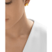 10.3 gram 24 kt Double V Stud Gold Earrings