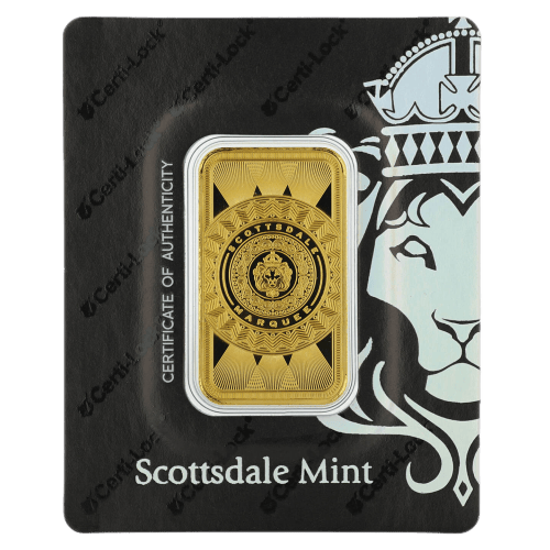 Lingot 1 once d'or Marquee | Monnaie de Scottsdale