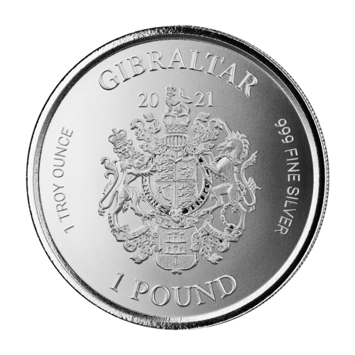 1 oz 2021 Scottsdale Mint | Gibraltar Lady Justice Silver Coin