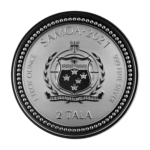 1 oz 2021 Scottsdale Mint | Samoa Seahorse Silver Coin
