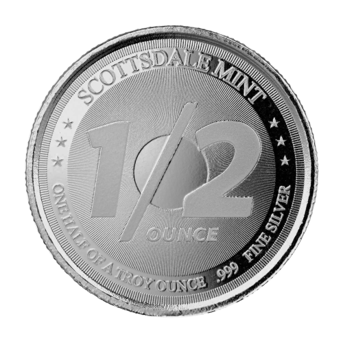 1/2 oz Lion Silver Round | Scottsdale Mint