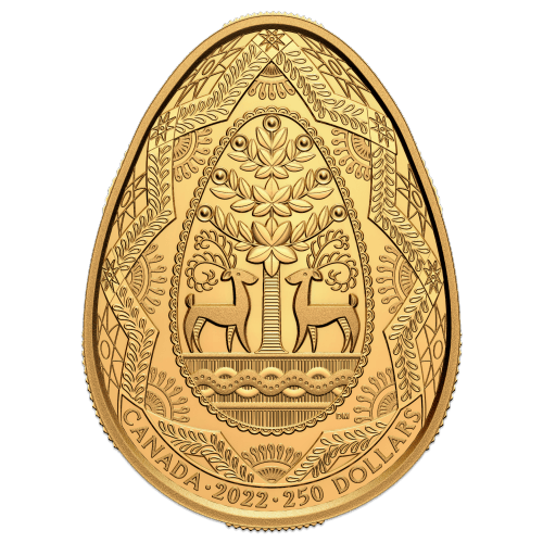 2022 Pysanka Gold Coin | Royal Canadian Mint | Silver Gold Bull Canada