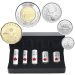 Ensemble de 5 rouleaux de pièces de circulation Collection rouleaux de pièces : Premières pièces frappées | Monnaie royale canadienne