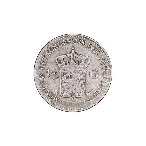 Pièce d'argent 1/2 Gulden Année aléatoire