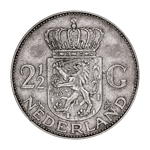 Pièce d'argent 2 1/2 Gulden Année aléatoire
