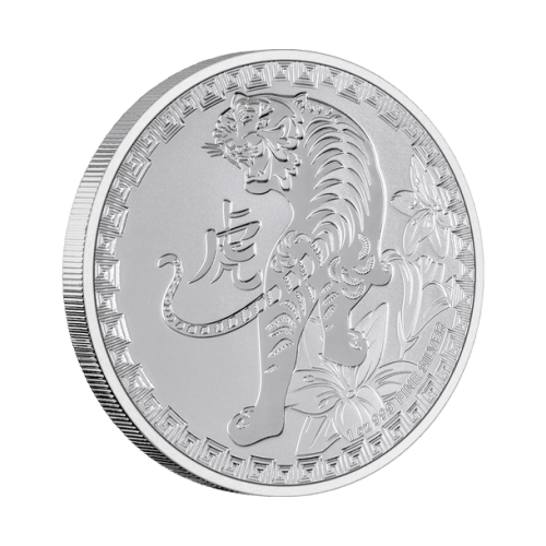 1 oz 2022 Niue Year of the Tiger Silver Coin | New Zealand Mint