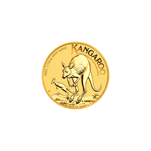 1/10 oz 2022 Australian Kangaroo Gold Coin | Perth Mint