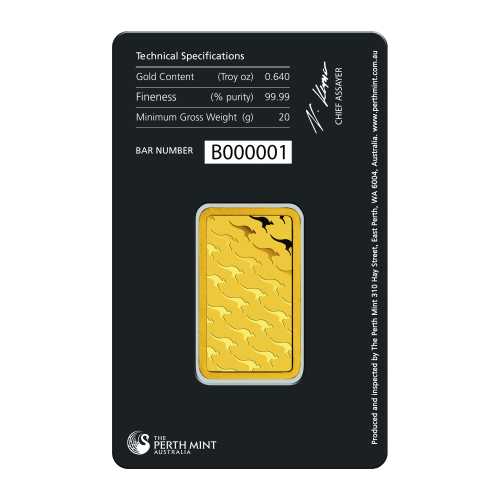 20 gram Gold Bar | Perth Mint