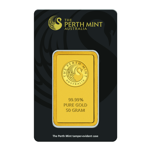 50 gram Gold Bar | Perth Mint