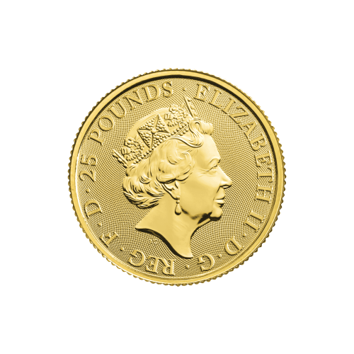 1/4 oz 2022 The Tudor Beasts: Lion of England Gold Coin | The Royal Mint
