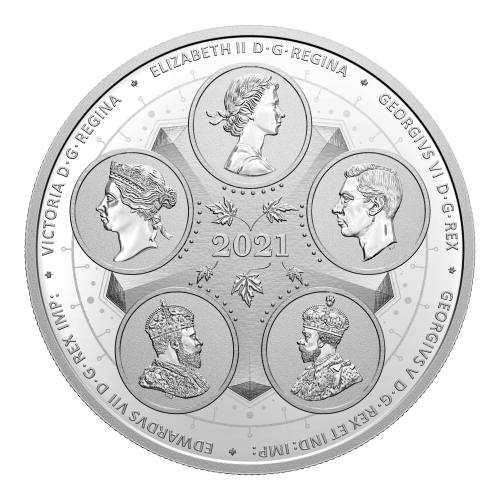 5 oz 2021 Royal Canadian Mint | The First 100 Years of Confederation | An Emerging Country Silver Coin