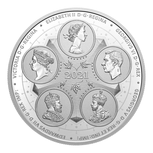 5 oz 2021 Royal Canadian Mint | The First 100 Years of Confederation | Coming of Age Silver Coin