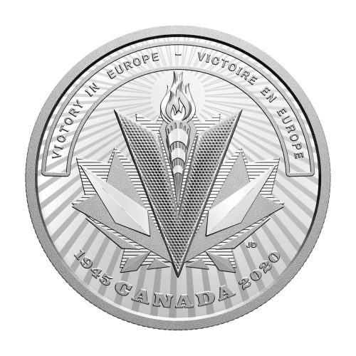 1 oz 2020 Second World War Battlefront Series: Victory Day Silver Coin | Royal Canadian Mint