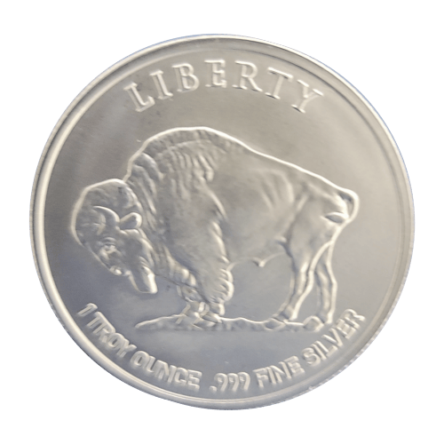 1 oz Old Style Buffalo Silver Round | Sunshine Minting