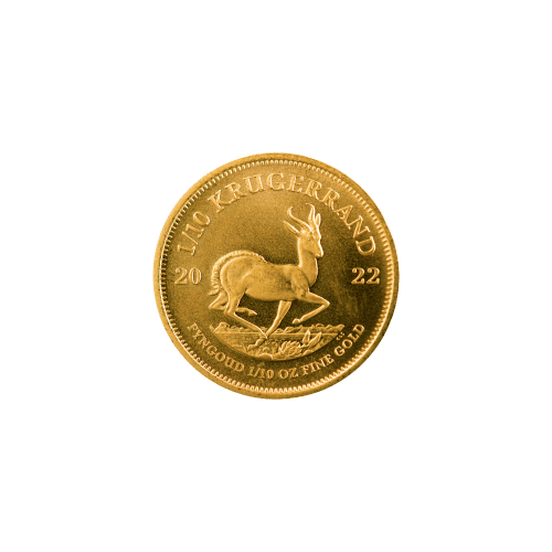 1/10 oz 2022 Krugerrand Gold Coin | Rand Refinery