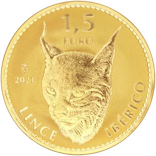 1 oz 2021 Iberian Lynx Gold Coin | Spanish Mint | Silver Gold Bull US