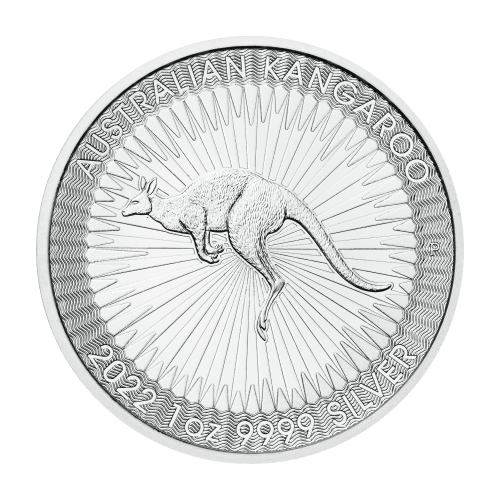 Pièce 1 once d'argent Kangourou australien 2022 | Monnaie de Perth