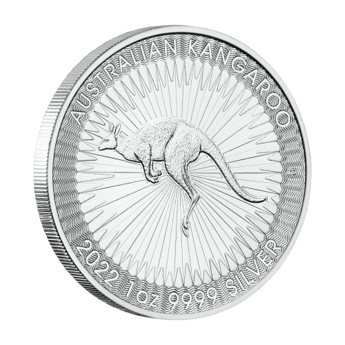 Pièce 1 once d'argent Kangourou australien 2022 | Monnaie de Perth