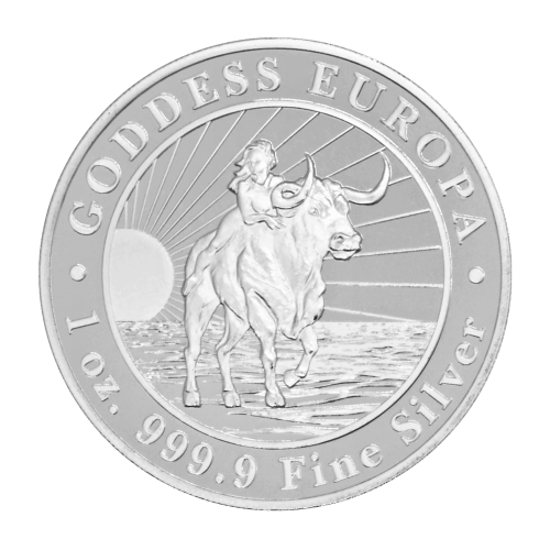 1 oz 2022 Tokelau Goddess Europa Silver Coin | Bulmint | Silver